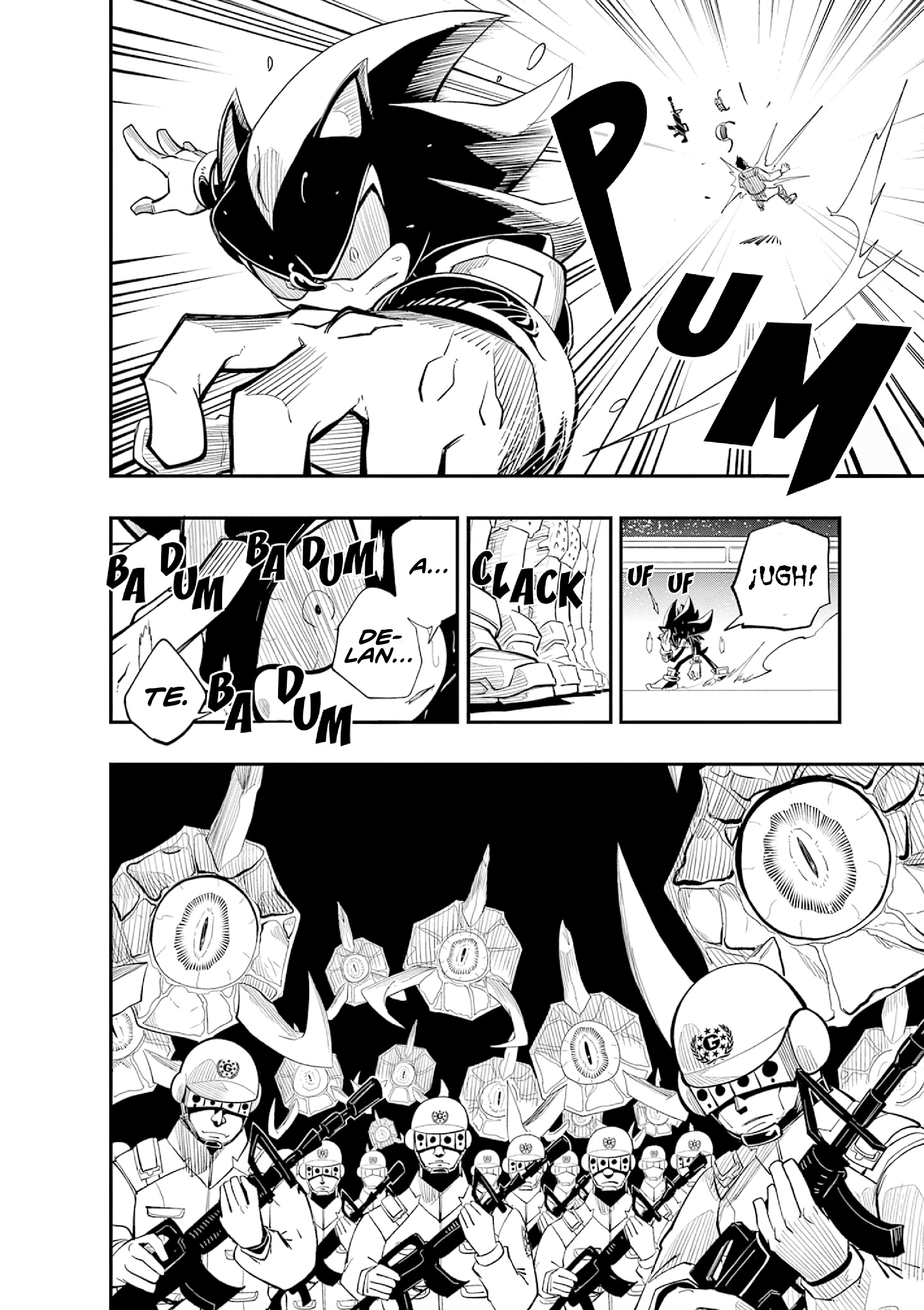 The Jet Black Hedgehog: Shadow the Hedgehog Gyoro del Espacio Blanco 第7页