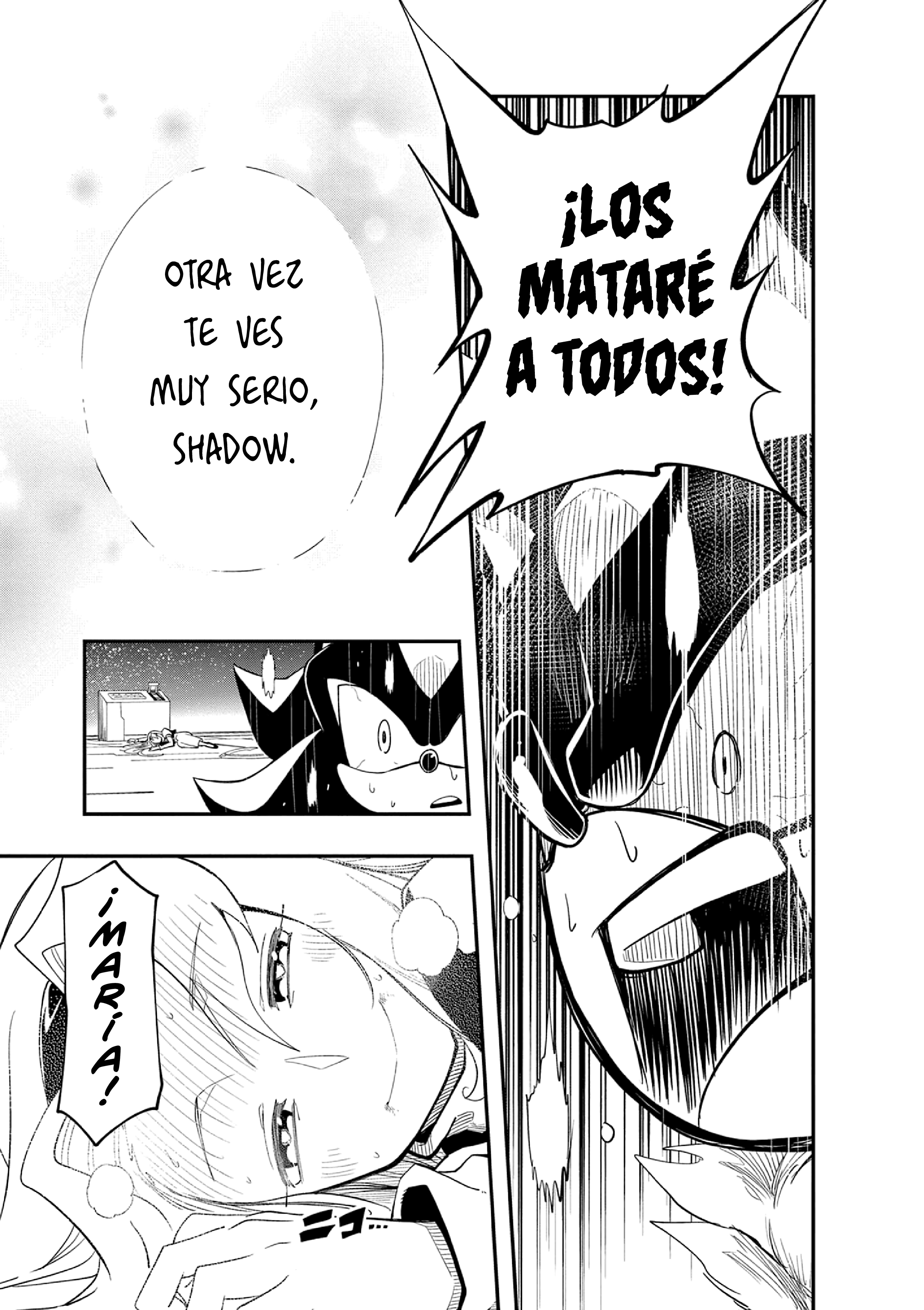 The Jet Black Hedgehog: Shadow the Hedgehog Gyoro del Espacio Blanco 第8页