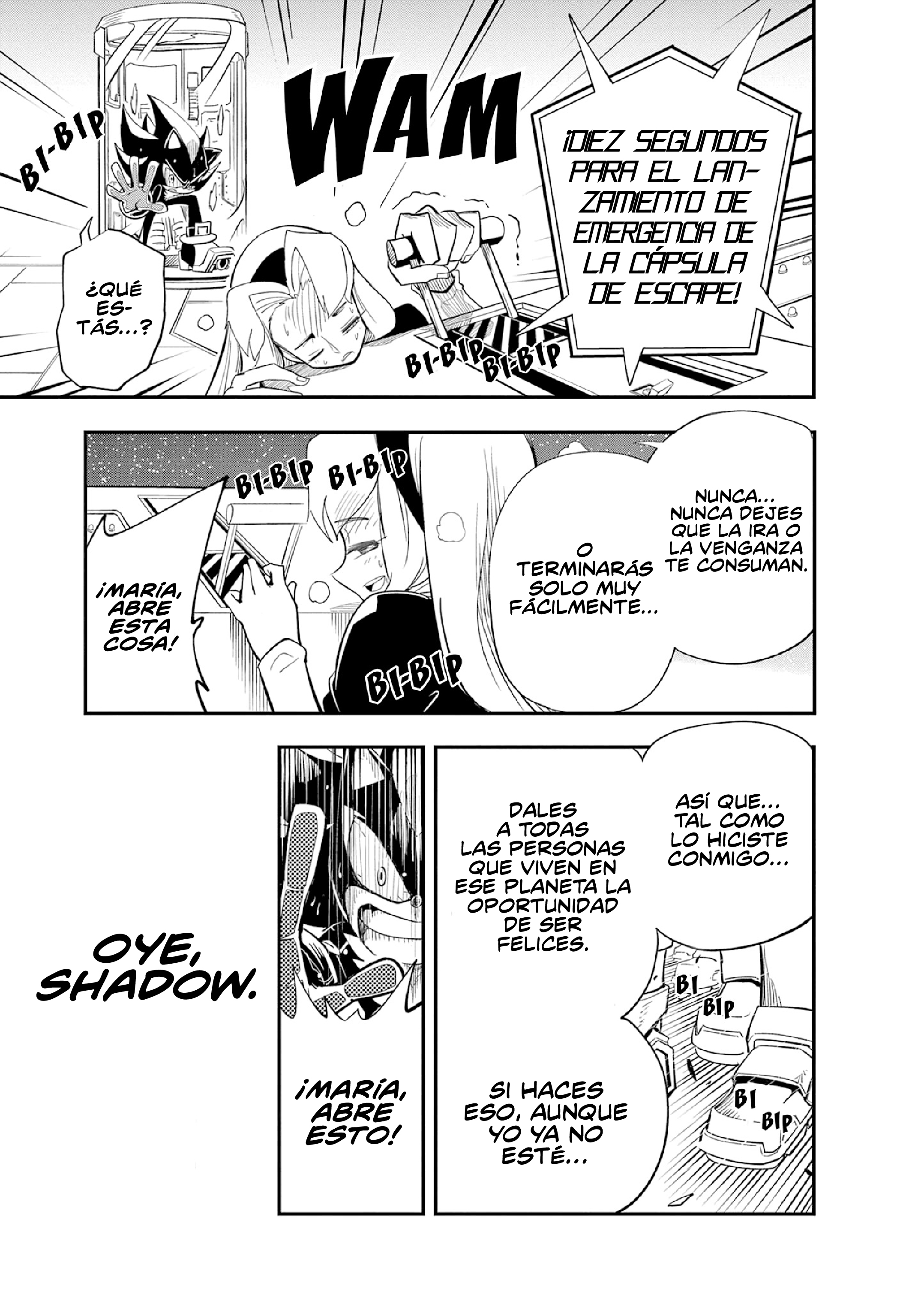The Jet Black Hedgehog: Shadow the Hedgehog Gyoro del Espacio Blanco 第10页