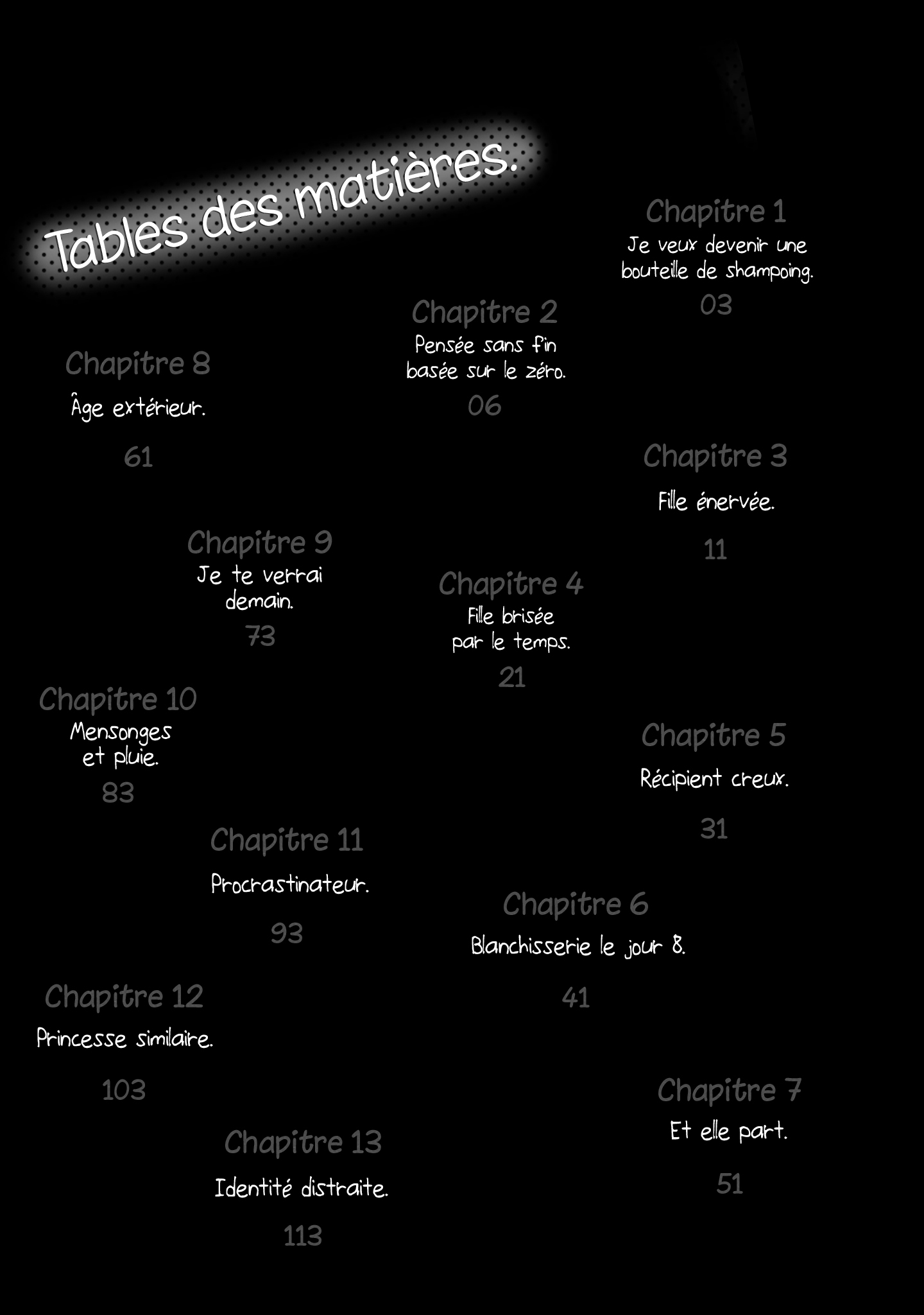 She Doesn't Know Why She Lives. Je veux devenir une bouteille de shampoing. 第4页