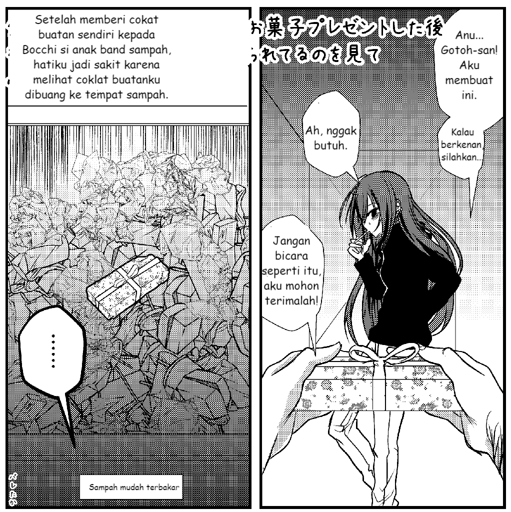 Bocchi the Rock! - Scummy Bandman Bocchi (Doujinshi) Natal Manis Bocchi & 2 go-san 第1页