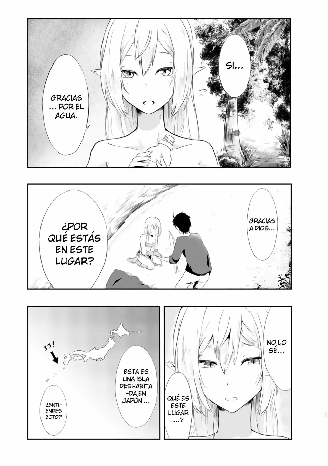 Mujintou de Elf to Kyoudou Seikatsu 第8页