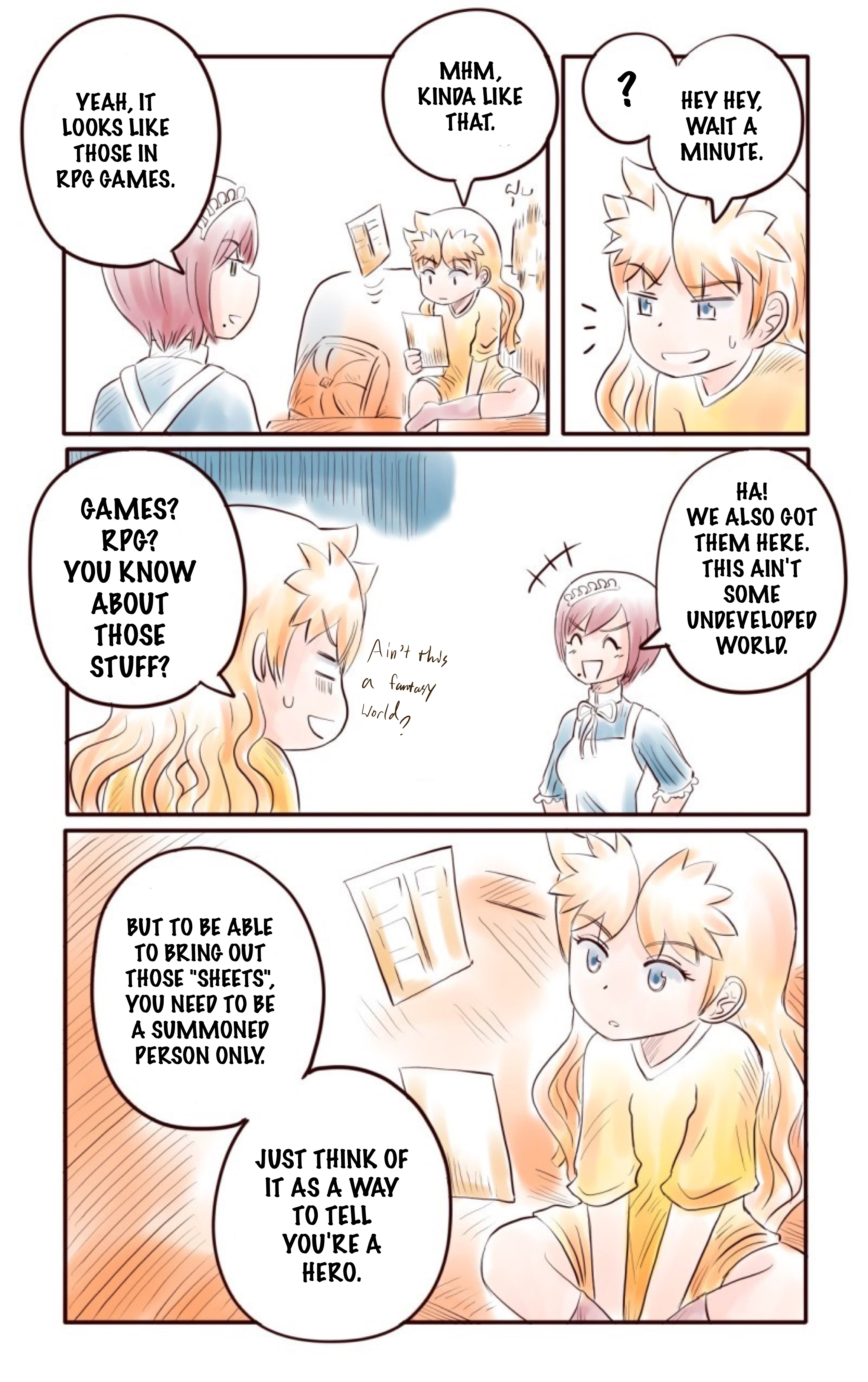 ฮีลเลอร์ตัวน้อยในโลกแฟนตาซี Character Sheet 第6页