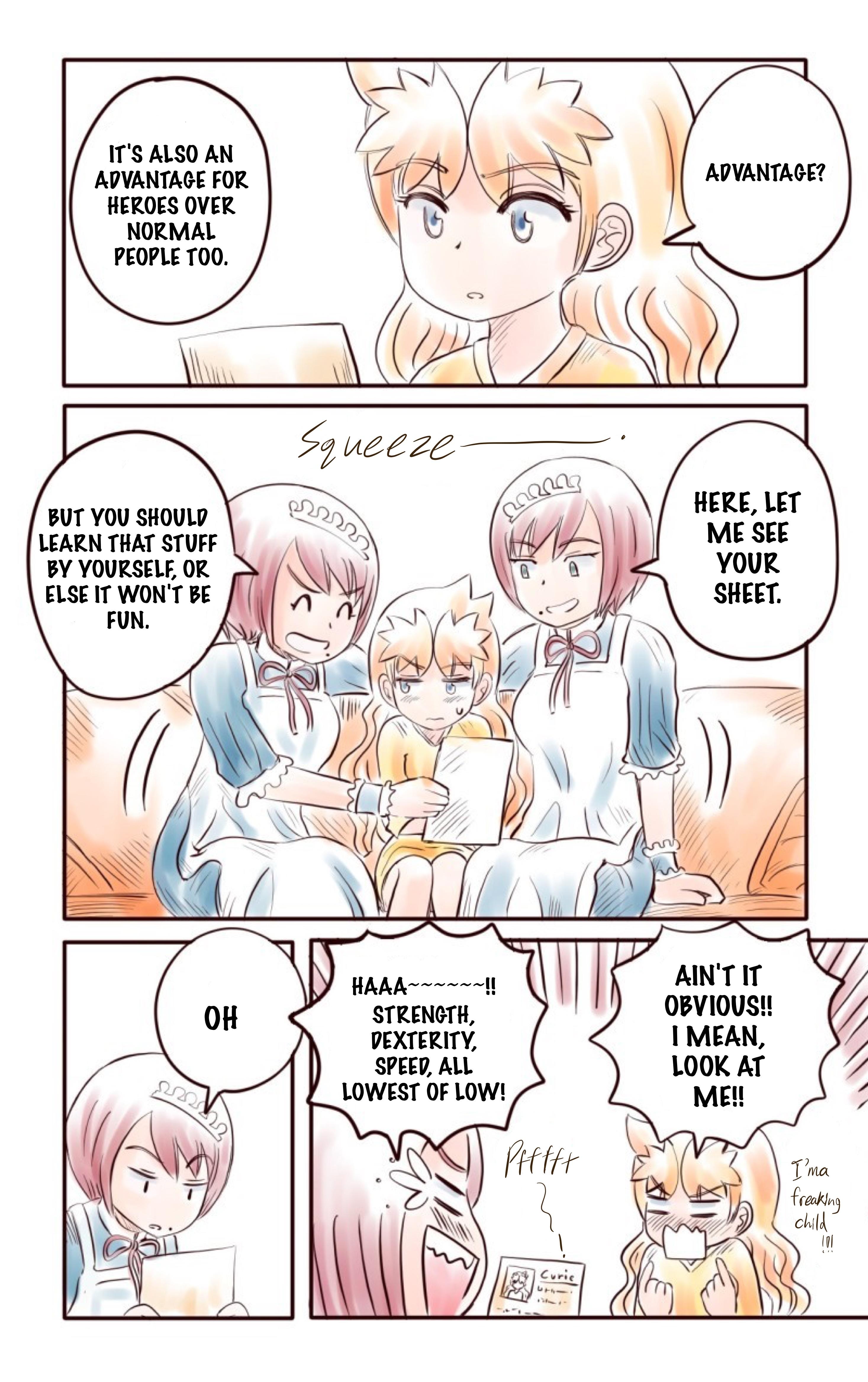 ฮีลเลอร์ตัวน้อยในโลกแฟนตาซี Character Sheet 第7页