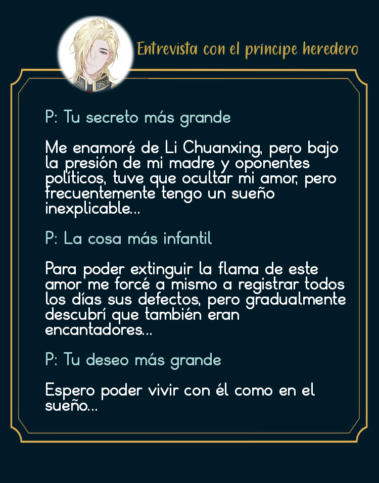 The Prince's First Love Presentación de Personajes 第6页