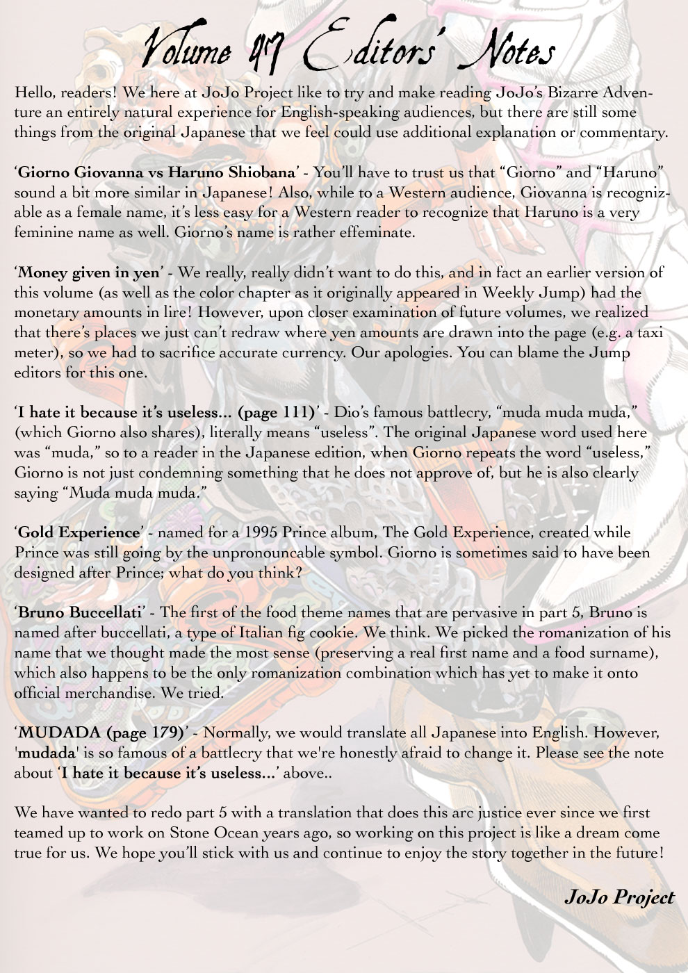 JoJo's Bizarre Adventure Part 5 - Golden Wind Gold Experience Part 1 第23页