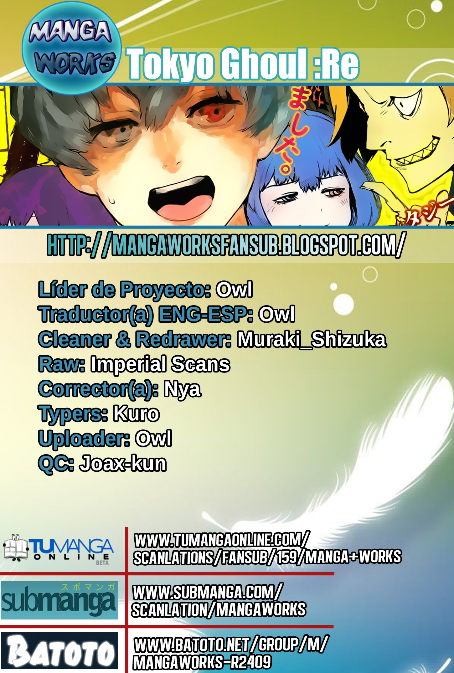 Toukyou Ghoul:re 第1页