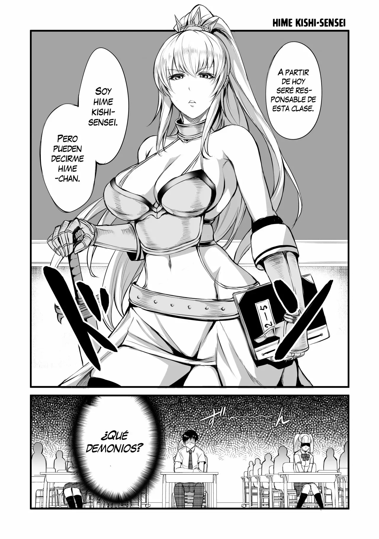Zannen Desu ne. Hime Kishi-sensei Vol. 1 Ch. 1 第3页