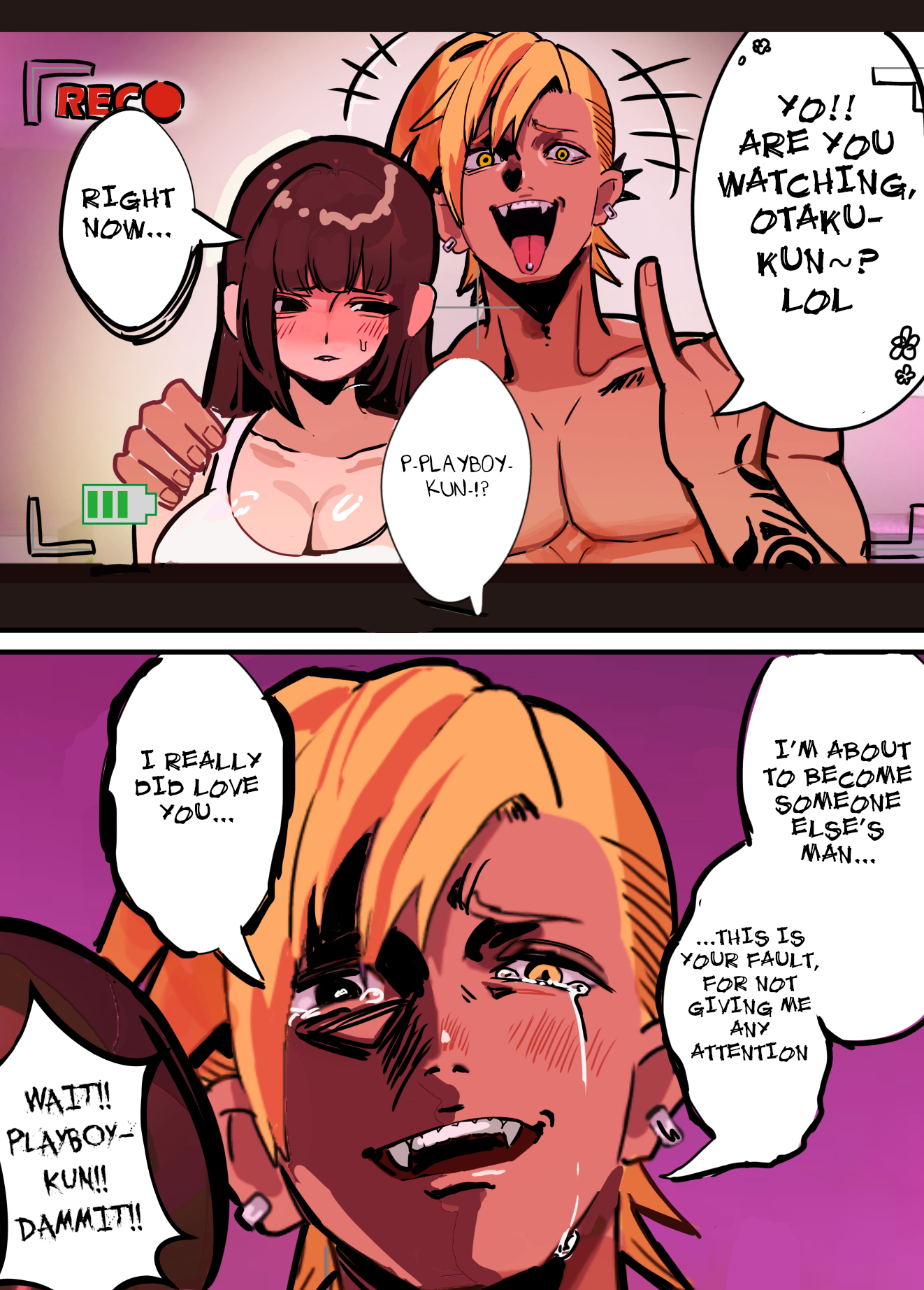 Kocchi Mite Otaku-kun What-If "BAD END" 第1页