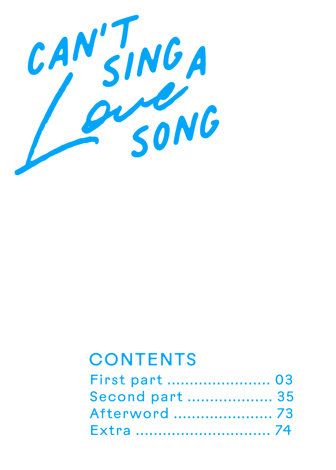 Love Song ga Utaenai 第4页