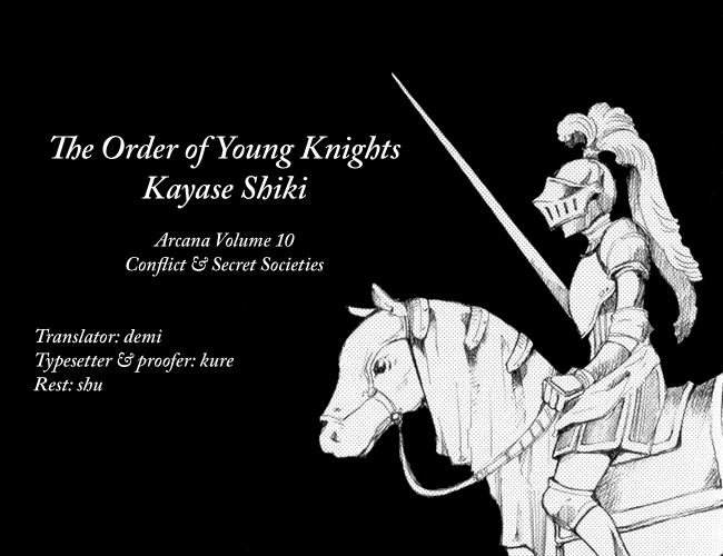 Arcana 10 - Conflict / Secret Societies The Order of Young Knights 第18页