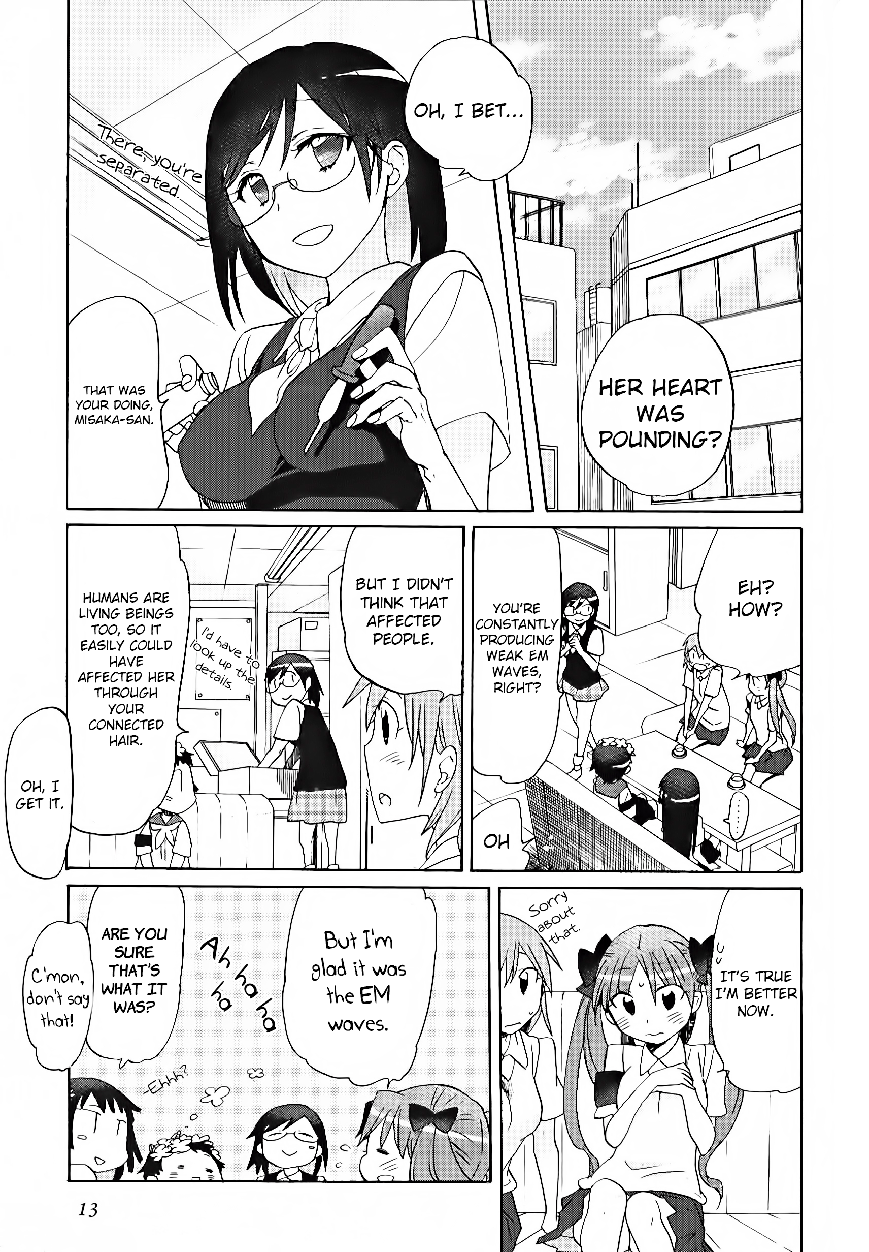 Koushiki Comic Anthology - Toaru Kagaku no Railgun featuring Toaru Majutsu no Index Shirai Kuroko Grows Red 第14页