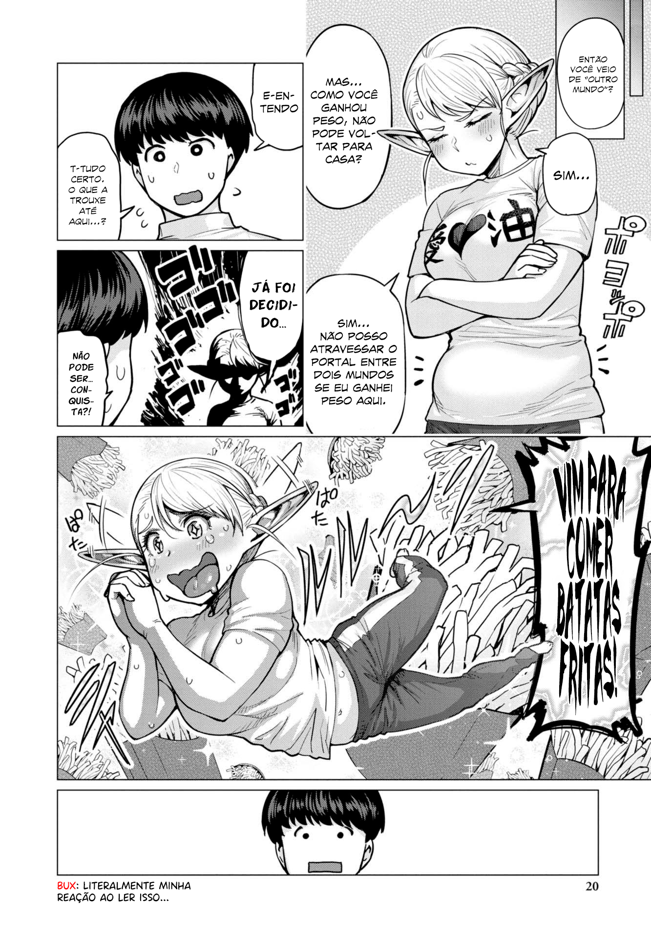Elf-san wa Yaserarenai Seção 1: Elfa do bosque 第21页