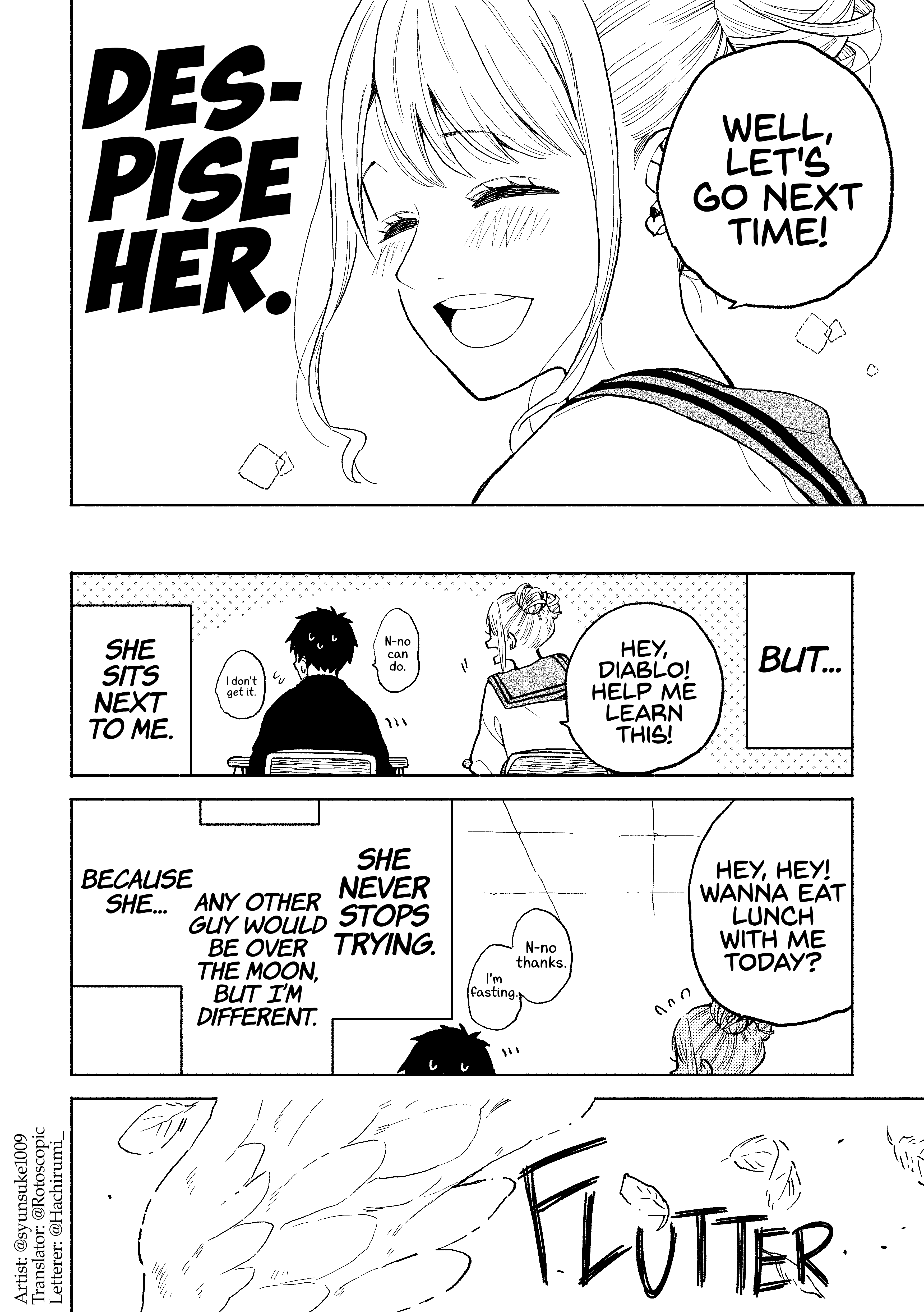 The One I Hate Sits Next to Me 第4页