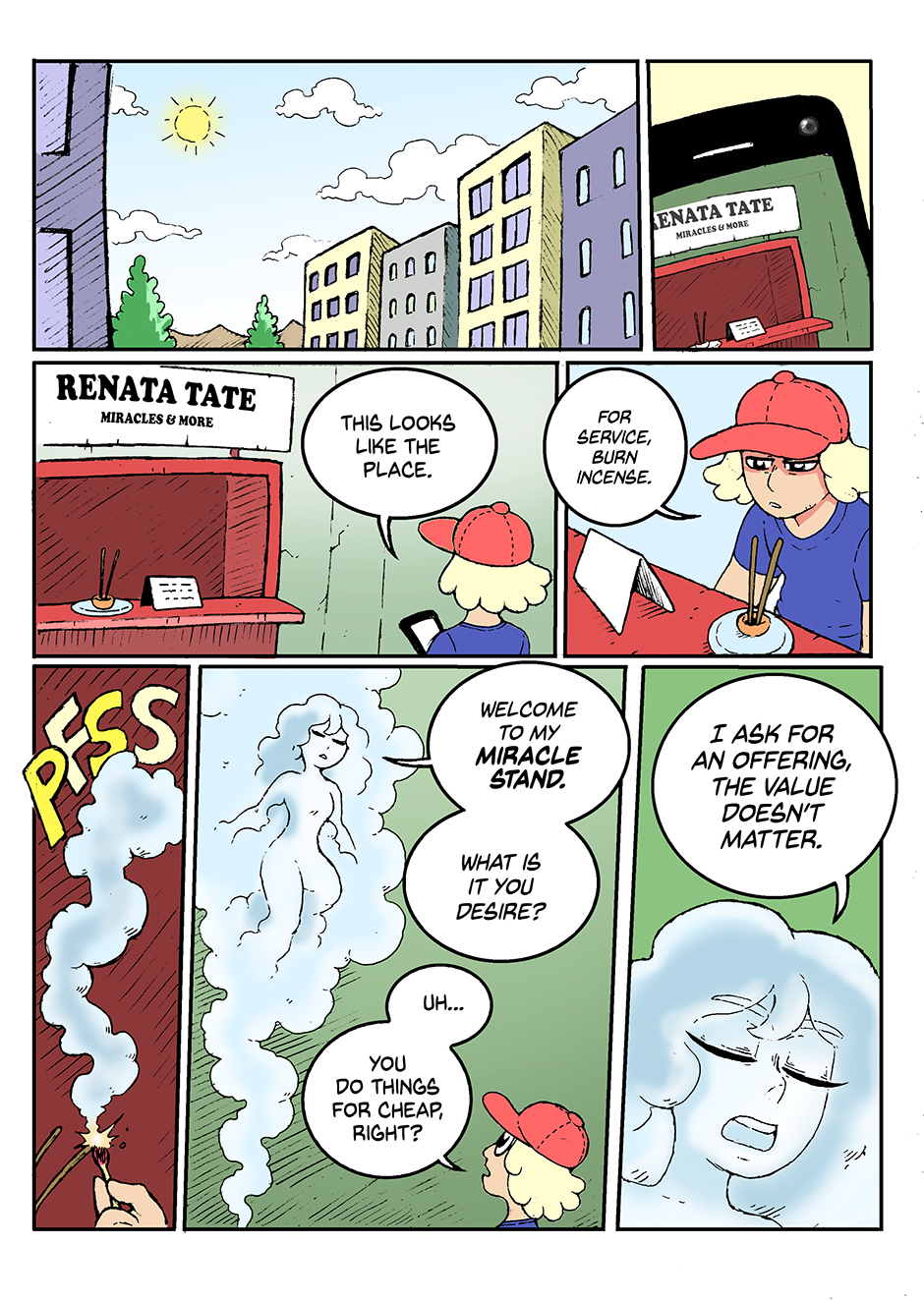 Renata: Goddess for Hire Miracle 1: The Goddess for Hire [color edition] 第1页