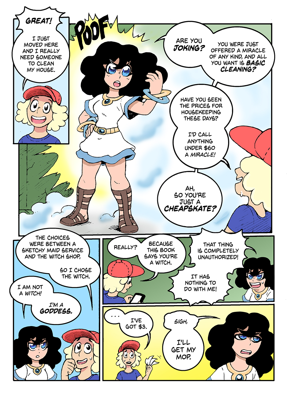 Renata: Goddess for Hire Miracle 1: The Goddess for Hire [color edition] 第2页