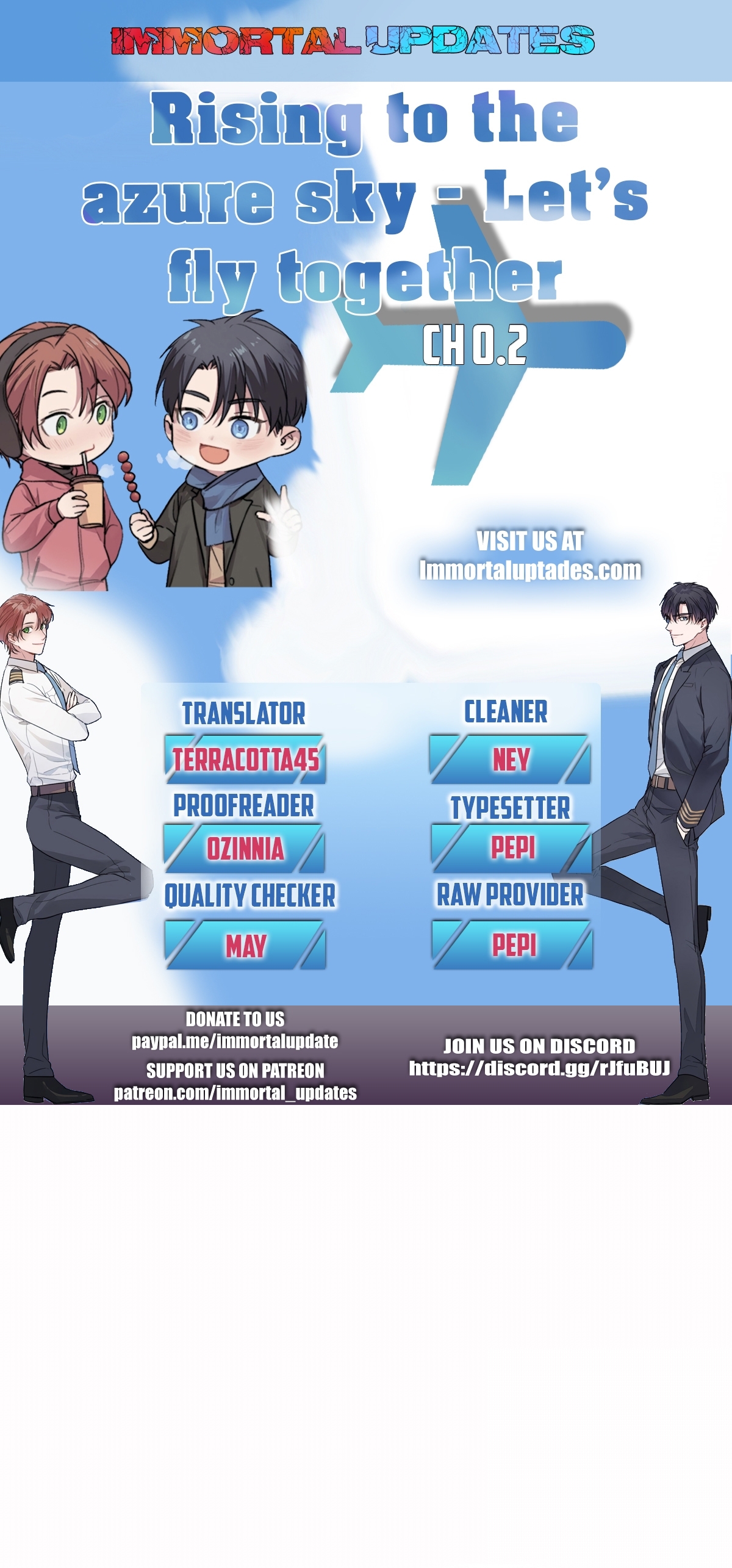 Rising to the Azure Sky - Let's Fly Together Official Announcement 第1页