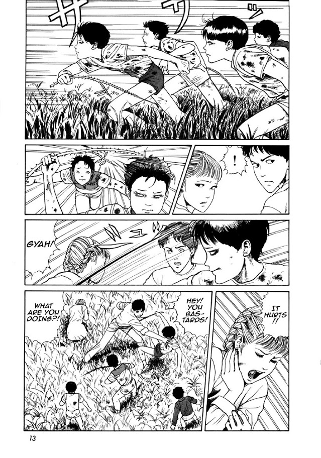 Junji Ito Horror Manga Collection Blood-bubble Bushes 第11页