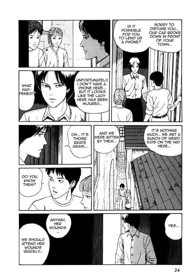 Junji Ito Horror Manga Collection Blood-bubble Bushes 第22页