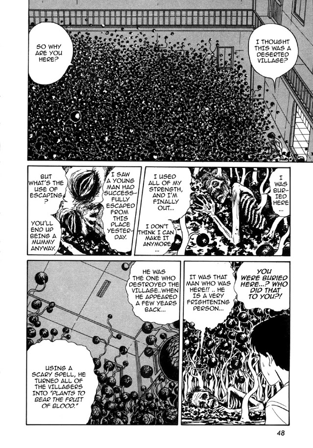 Junji Ito Horror Manga Collection Blood-bubble Bushes 第45页