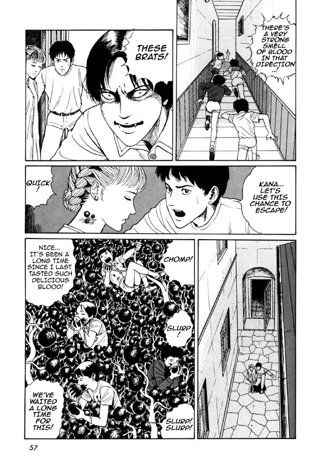 Junji Ito Horror Manga Collection Blood-bubble Bushes 第54页