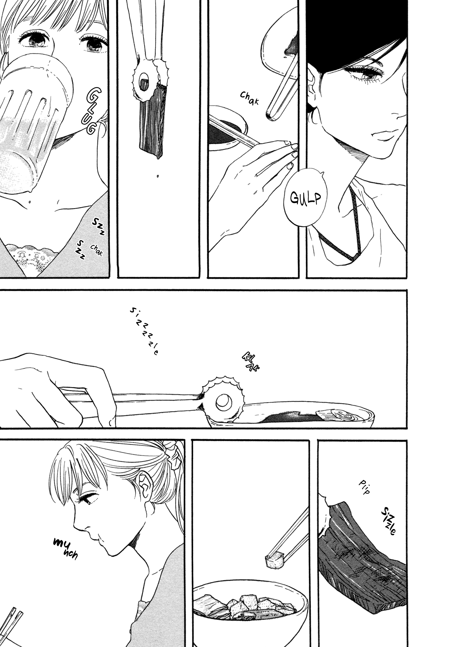 Kuu Nomu Tokoro ni Taberu Toko The moment the meat sticks onto the iron plate 第9页