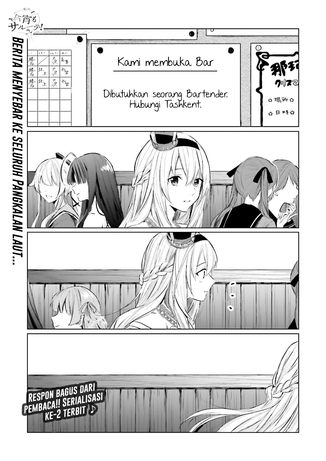 Kantai Collection -KanColle- Tonight, Another "Salute"! Vol. 1 Ch. 2 第1页