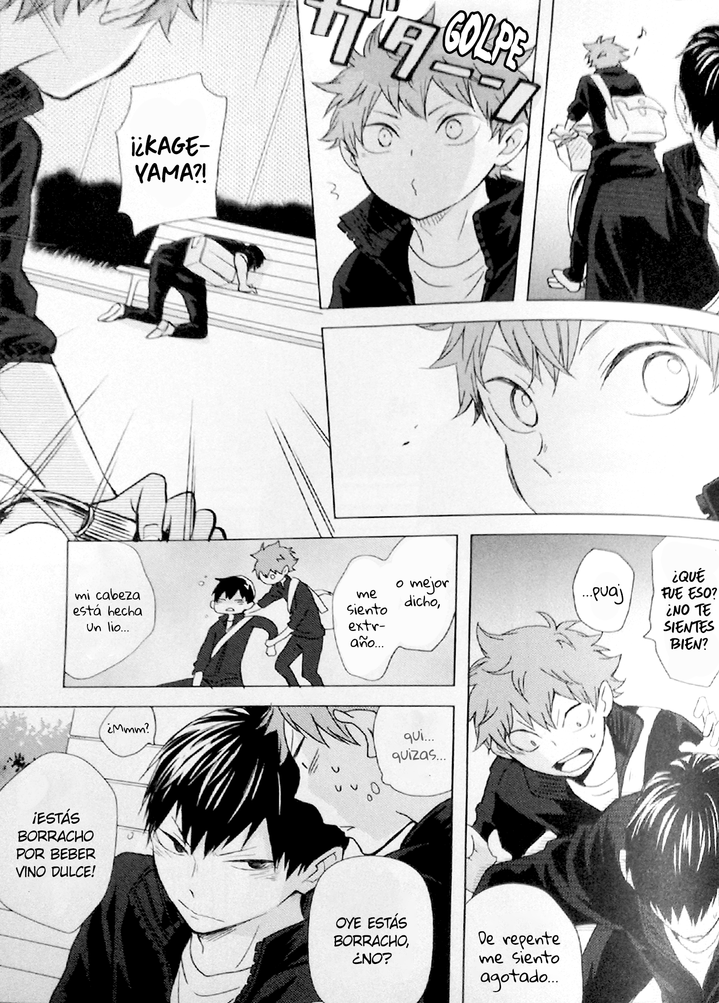 Haikyu!! - Kageyama is Too Drunk (Doujinshi) 第6页