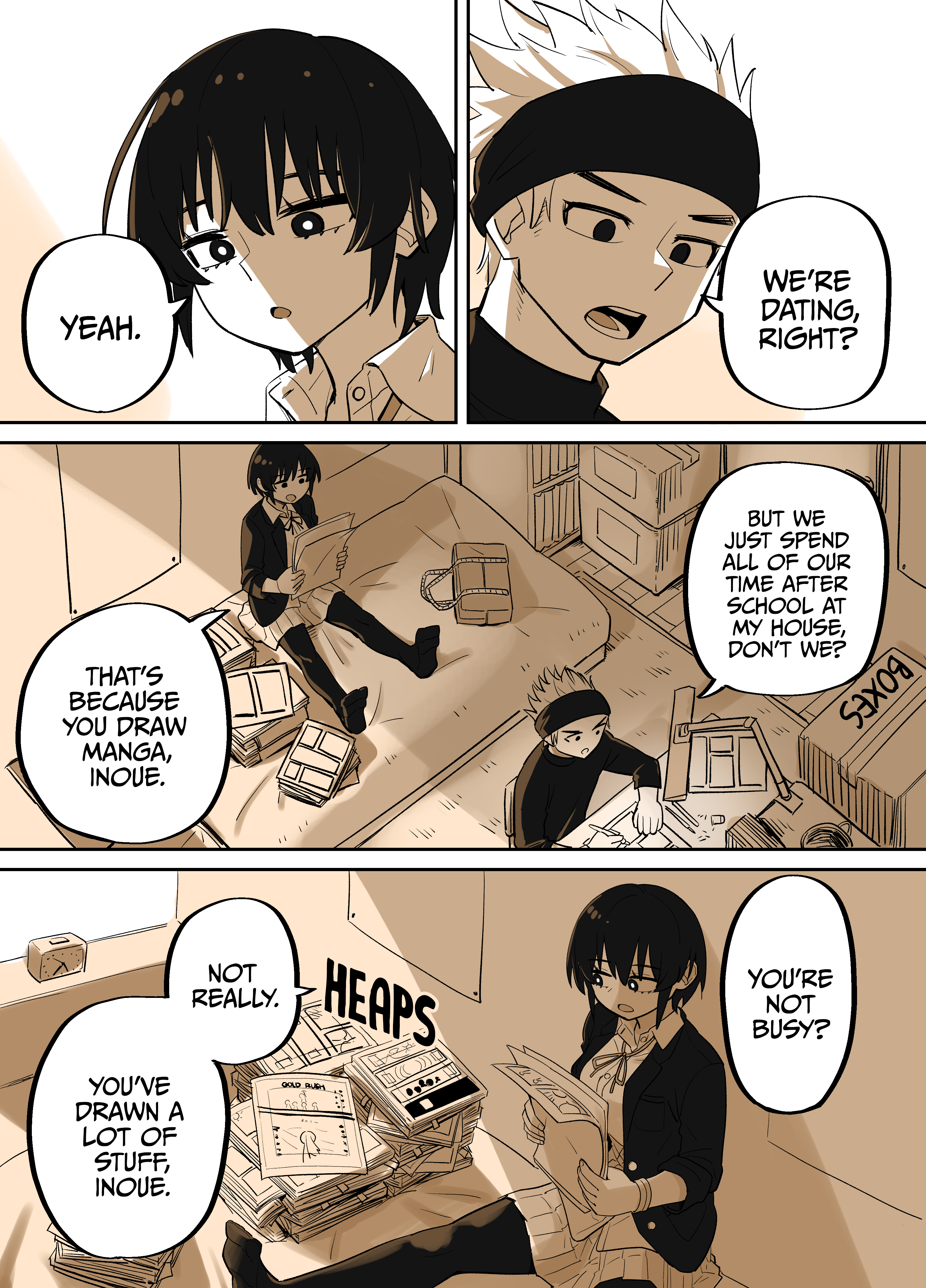 The Manga Freak and the Oddball 第1页