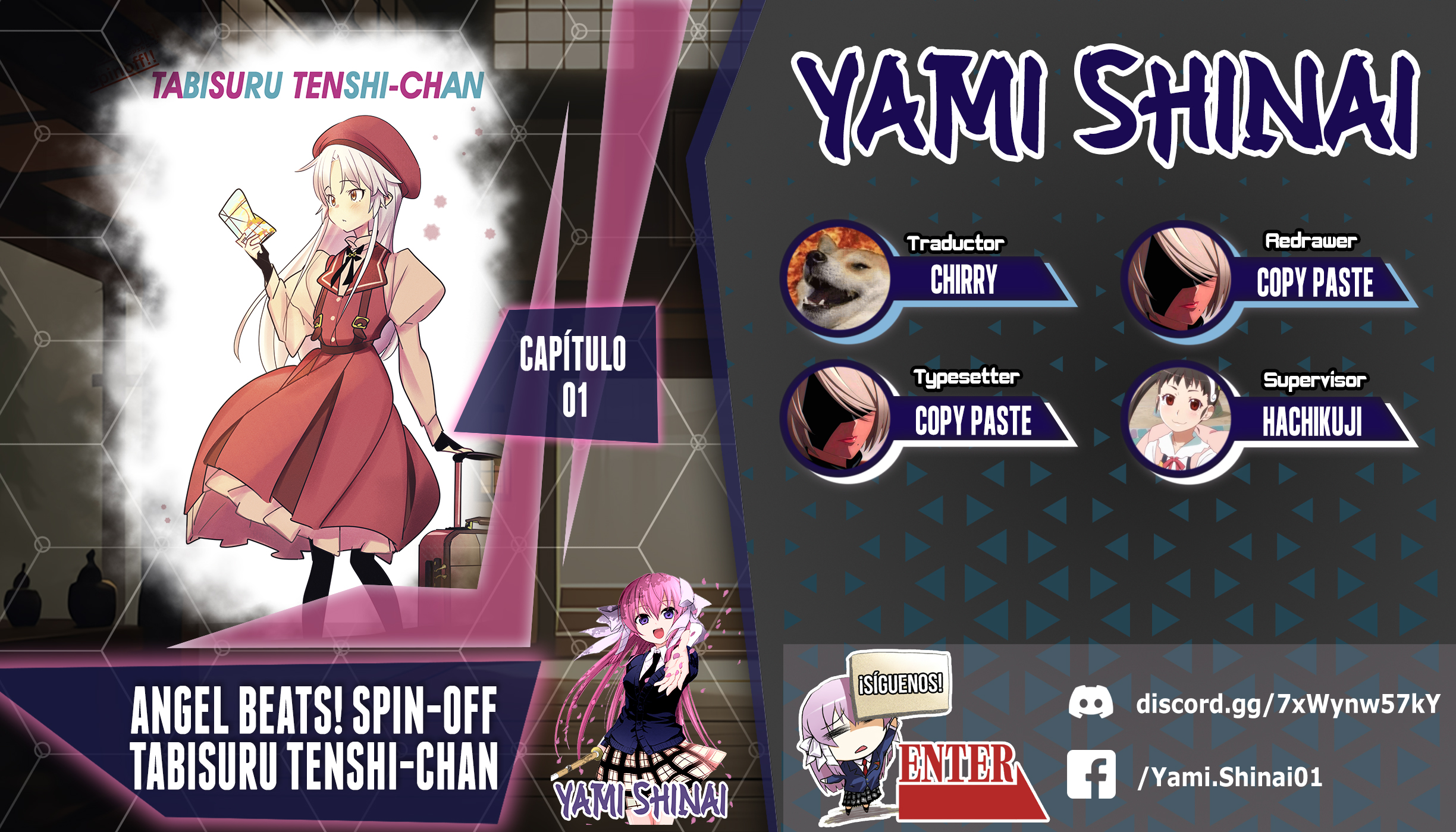 Angel Beats! Spin-off!! Tabisuru Tenshi-chan Tenshi-chan va a Yokohama - Parte 1 第1页