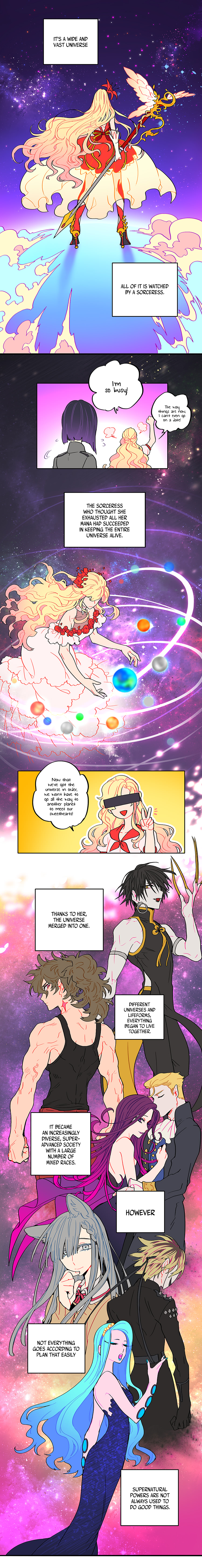 Universe and Sword 第1页