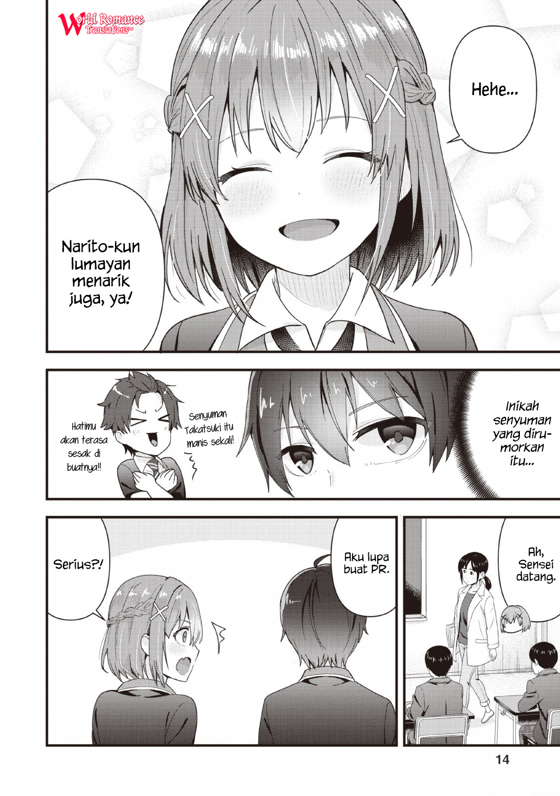Tonari no Seki ni Natta Bishoujo ga Horesaseyou to Karakattekuru ga Itsunomanika Kaeriuchi ni Shiteita Vol. 1 Ch. 1 第14页