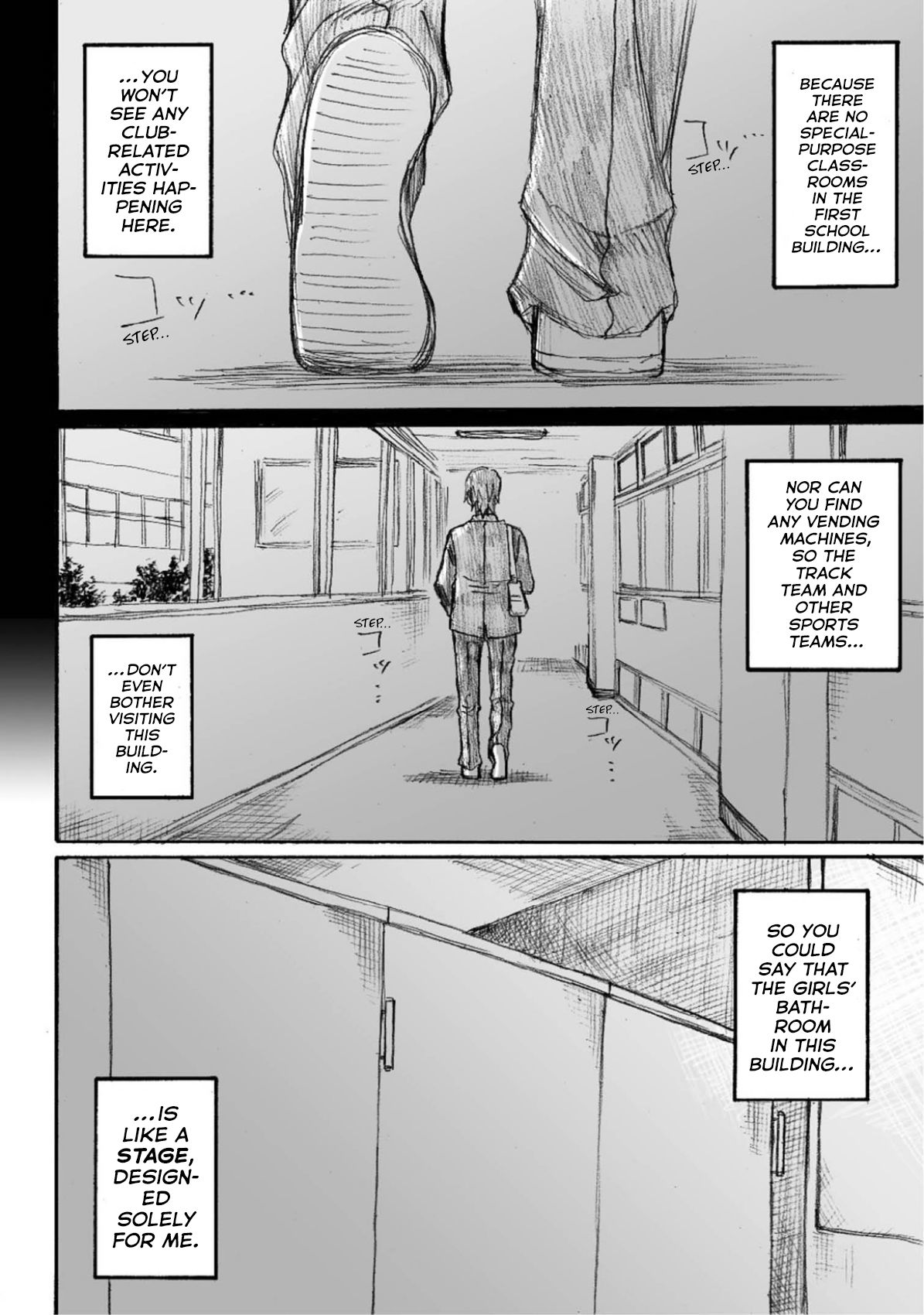 Onani Master Kurosawa The Encounter in Front of the Girls' Bathroom 第8页