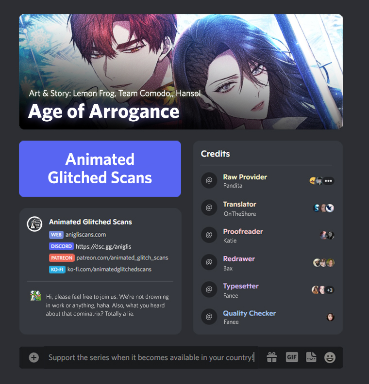 The Age of Arrogance Ch. 4 第1页