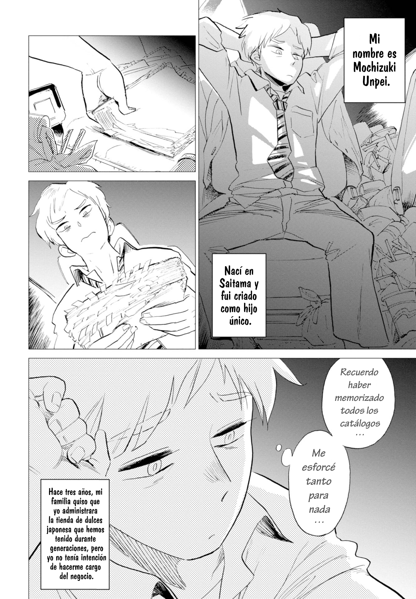 Watari Tori to Katatsumuri Nubes perdidas y café. 第14页