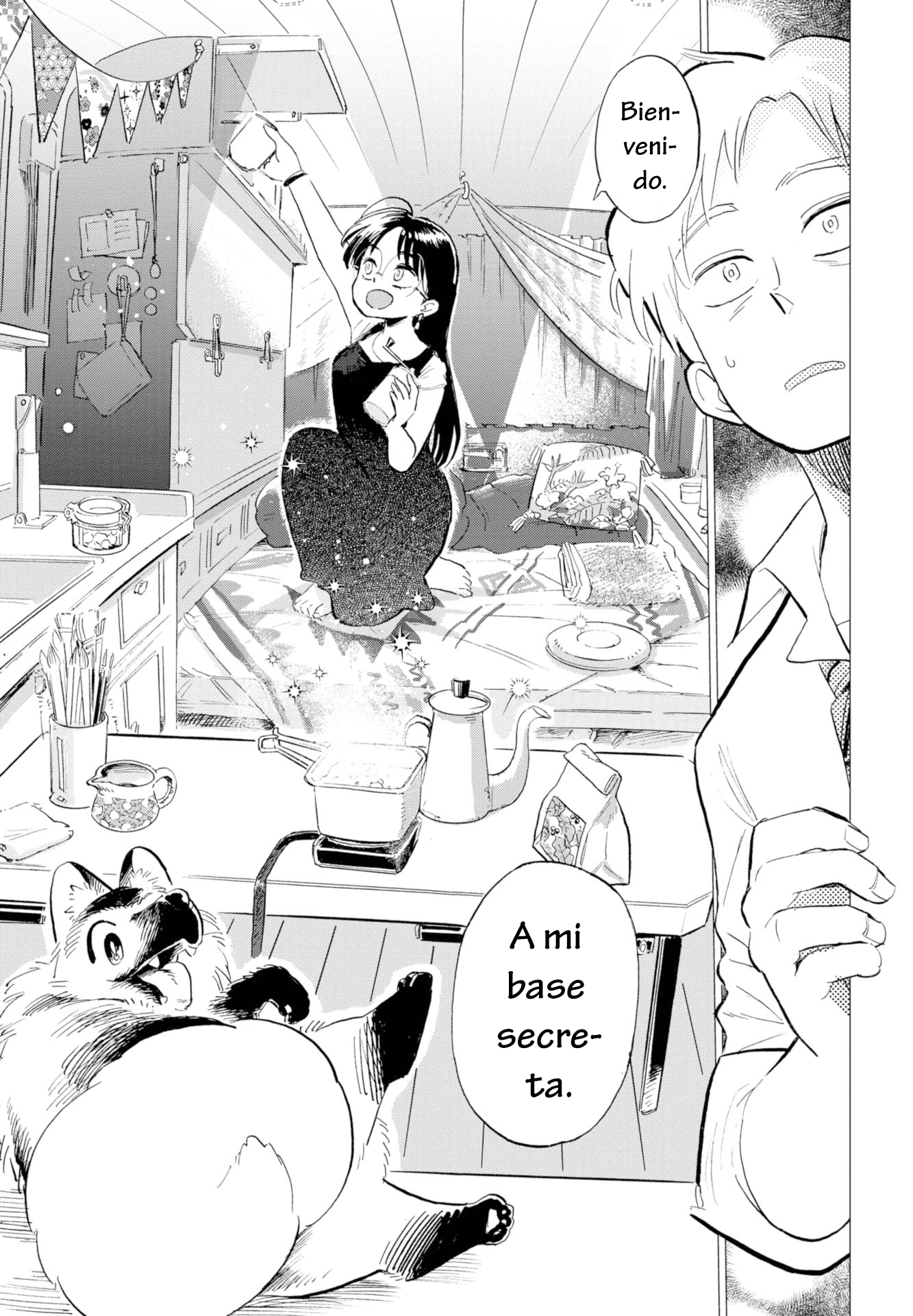 Watari Tori to Katatsumuri Nubes perdidas y café. 第25页