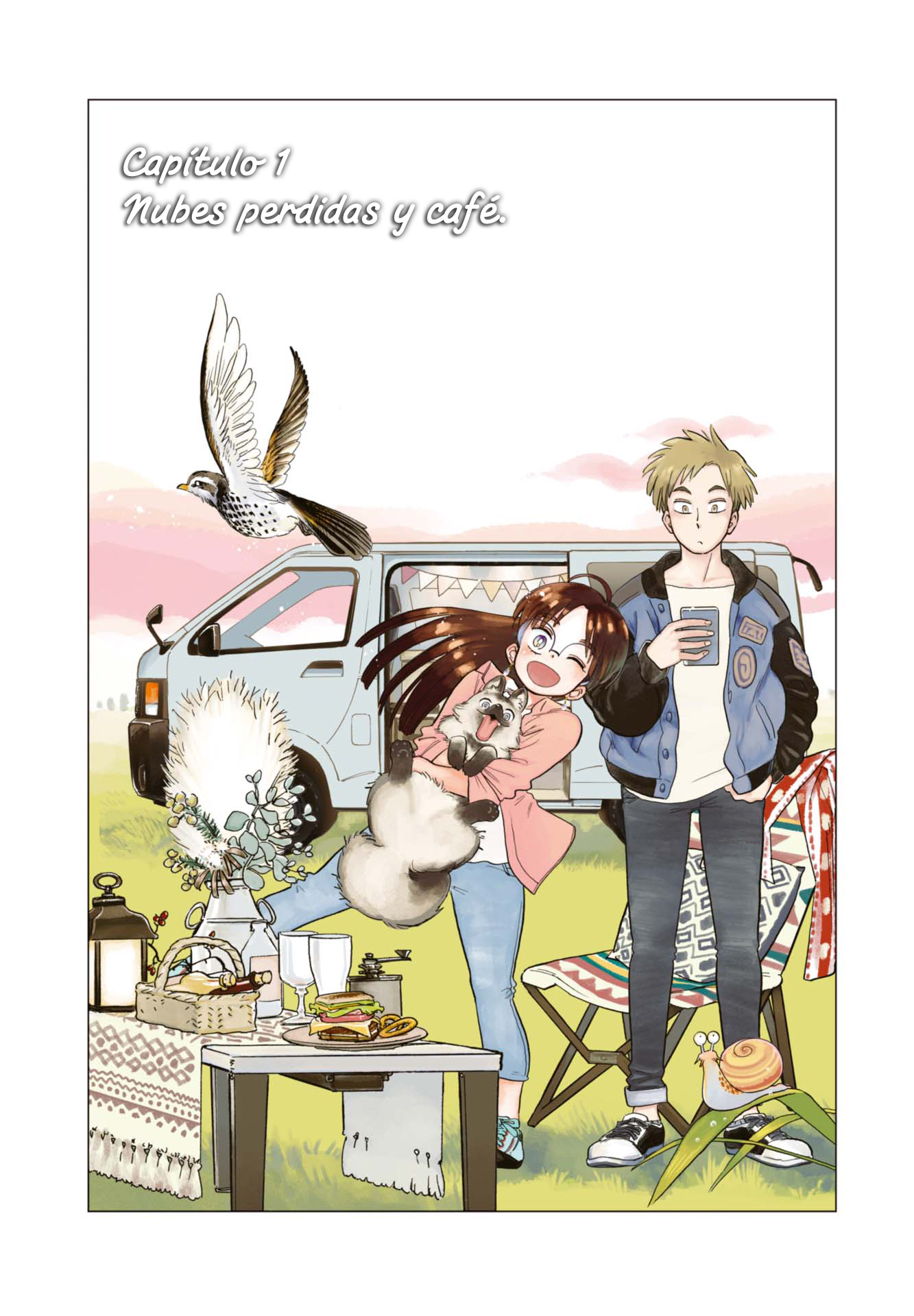 Watari Tori to Katatsumuri Nubes perdidas y café. 第6页