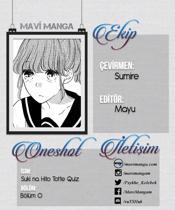 Suki na Hito Totte Quiz Oneshot 第1页