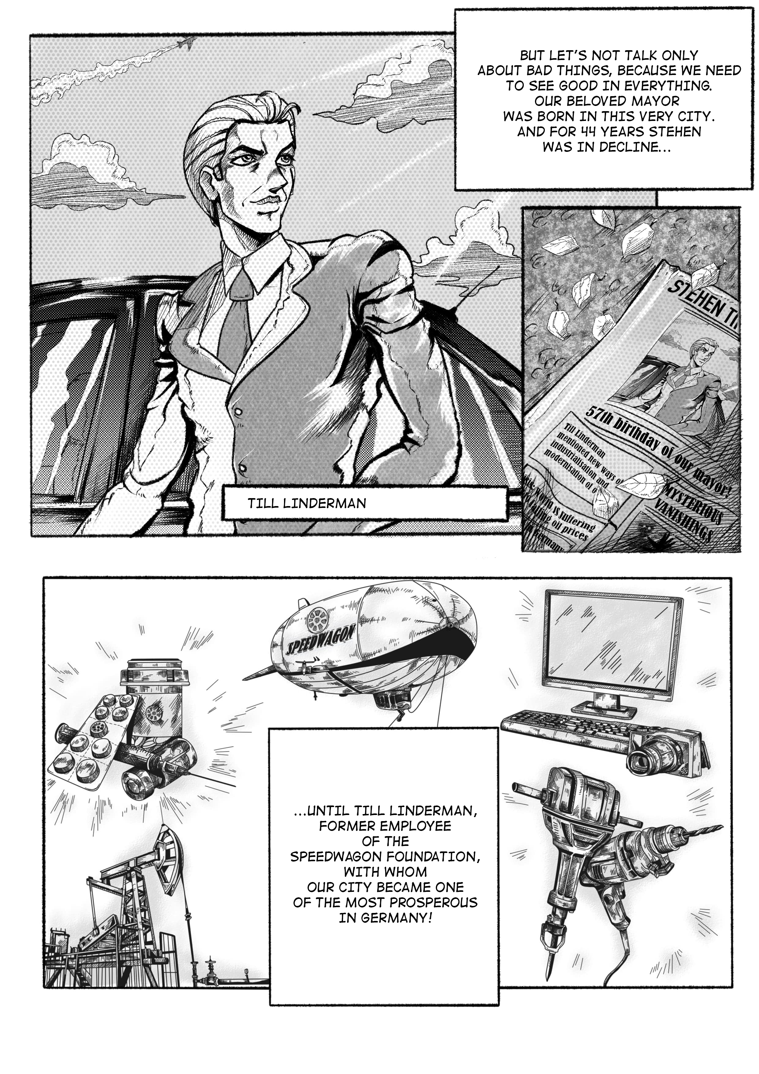 JoJo's Bizarre Adventures: Stehe Stolz Prologue 第3页