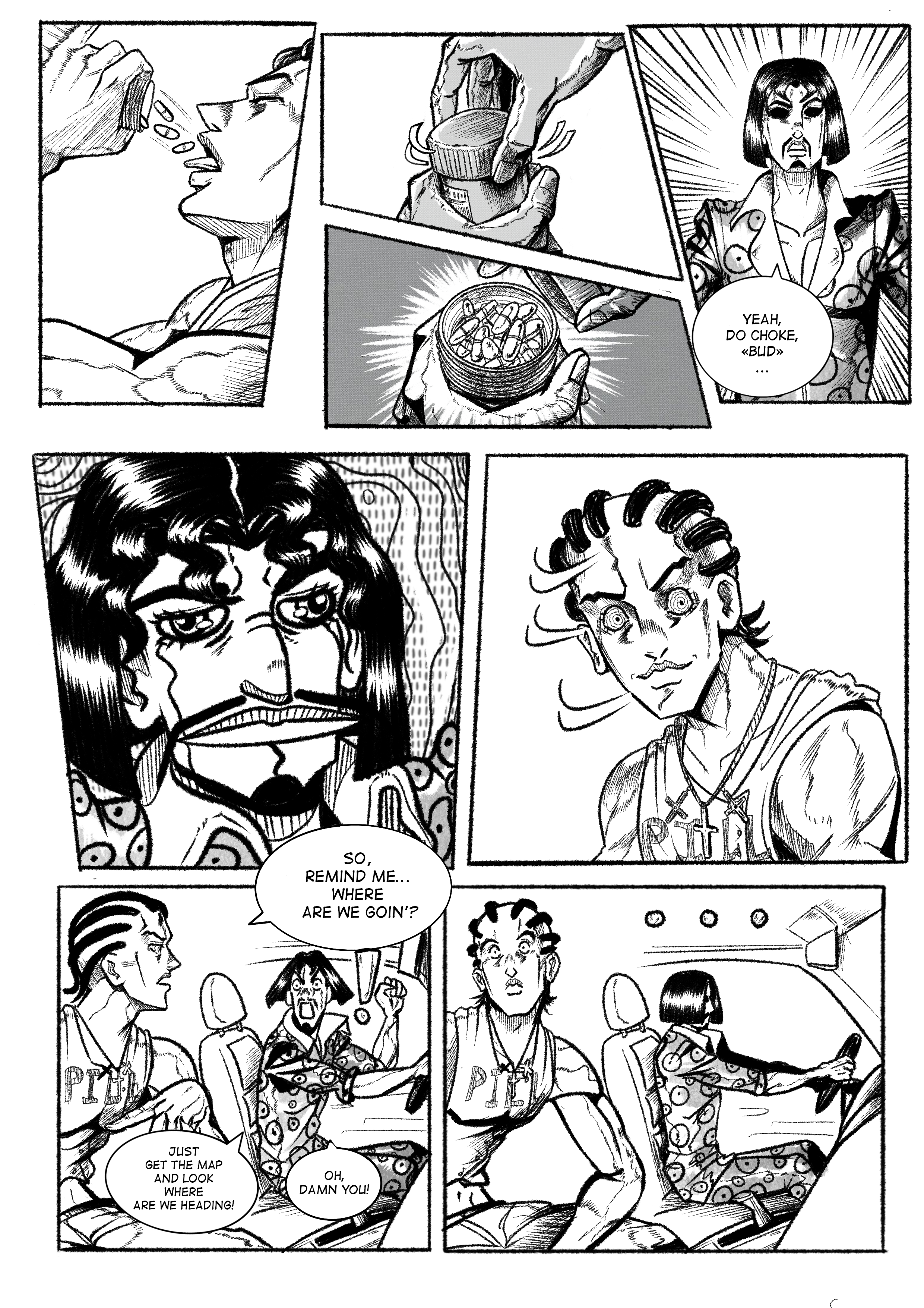 JoJo's Bizarre Adventures: Stehe Stolz Prologue 第5页