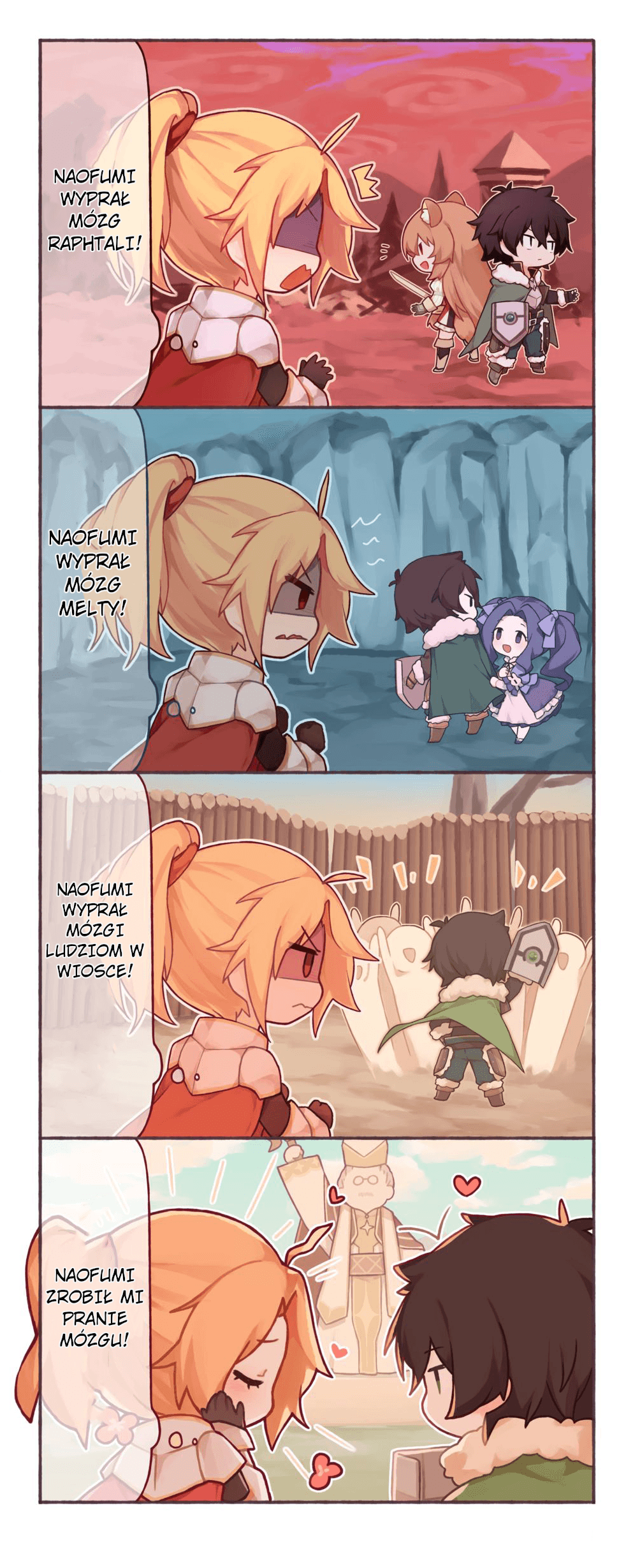 Tate no Yuusha No Nariagari - Mobile Game Short Comics 第4页