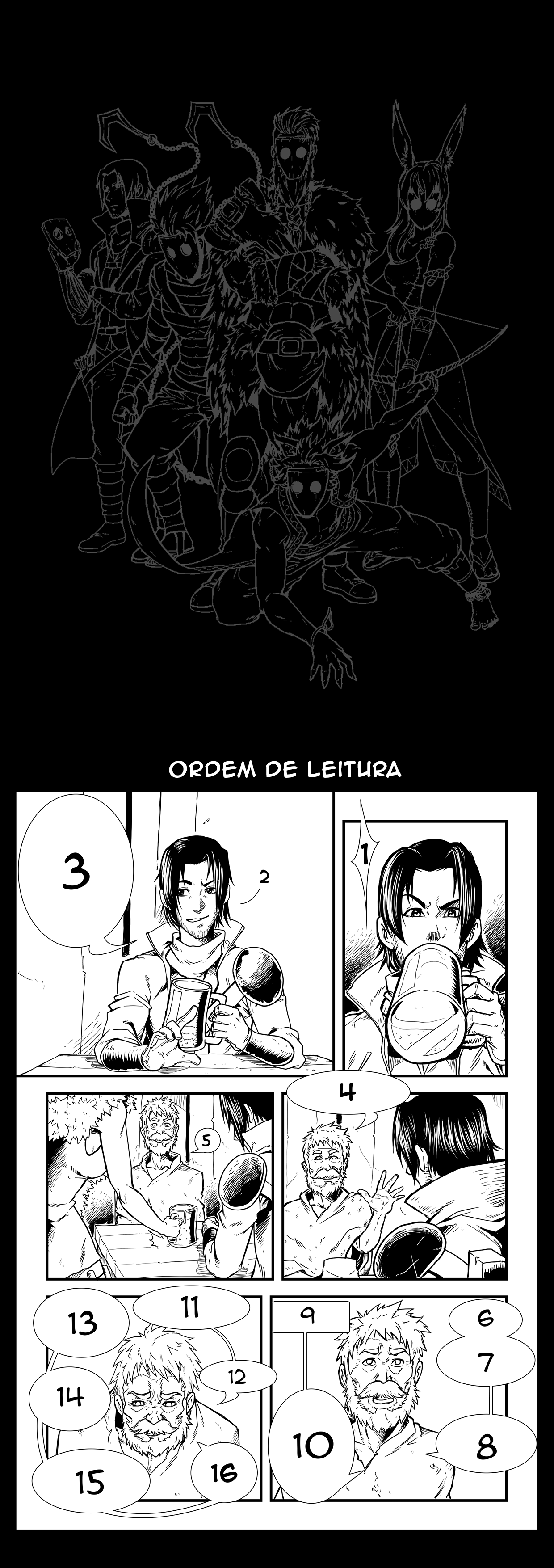 Divine Beasts Chronicles: The Last Hunt Capítulo 1: Uma Nova Ameaça 第1页