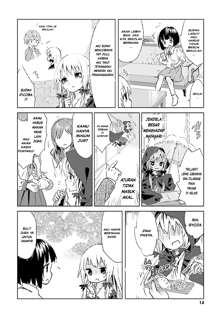 Tonari no Kyuuketsuki-san Pertemuan pertama 第14页