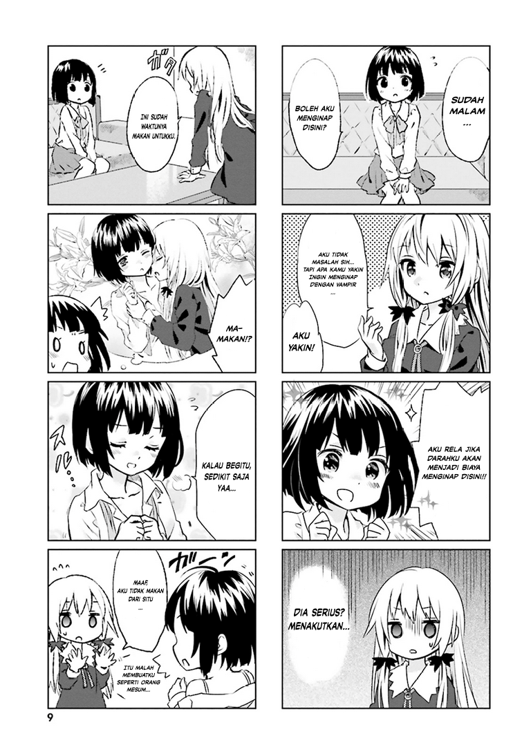 Tonari no Kyuuketsuki-san Pertemuan pertama 第9页