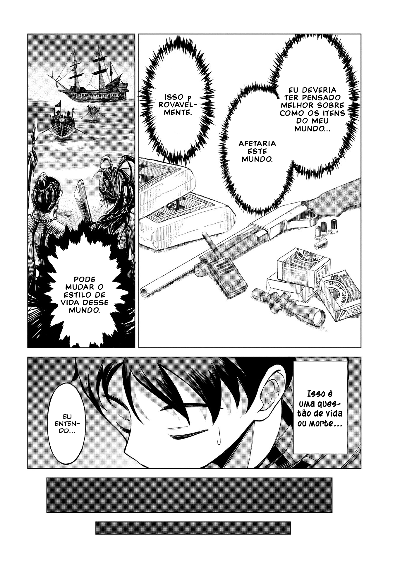 Hokkaidou no Gen'eki Hunter ga Isekai ni Hourikomarete Mita ~Elf Yome to Meguru Isekai Shuryou Life~ Vol. 1 Ch. 1 第57页
