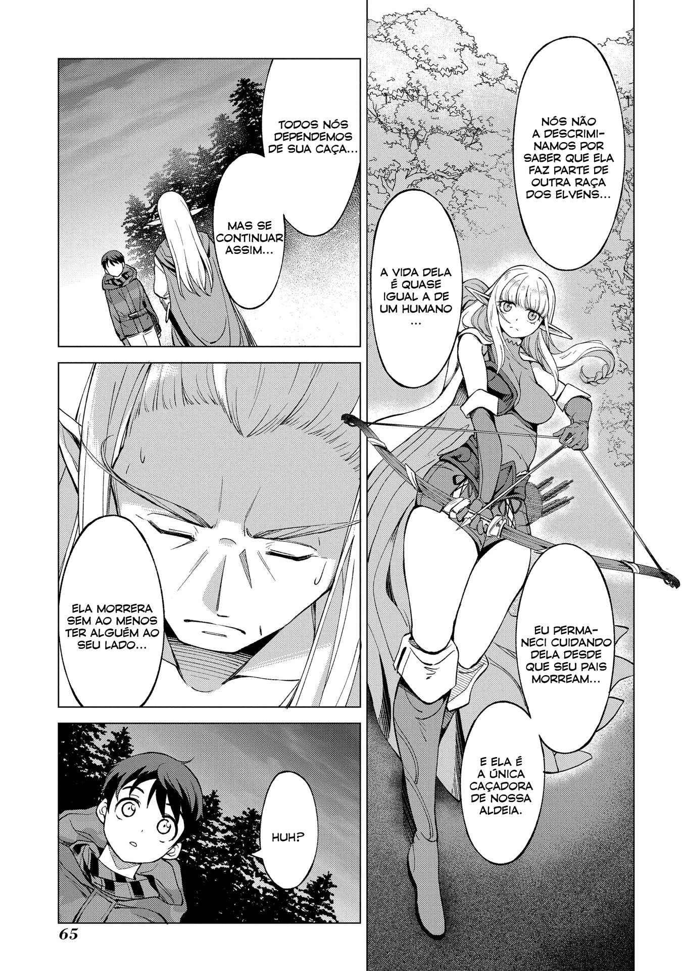 Hokkaidou no Gen'eki Hunter ga Isekai ni Hourikomarete Mita ~Elf Yome to Meguru Isekai Shuryou Life~ Vol. 1 Ch. 1 第64页