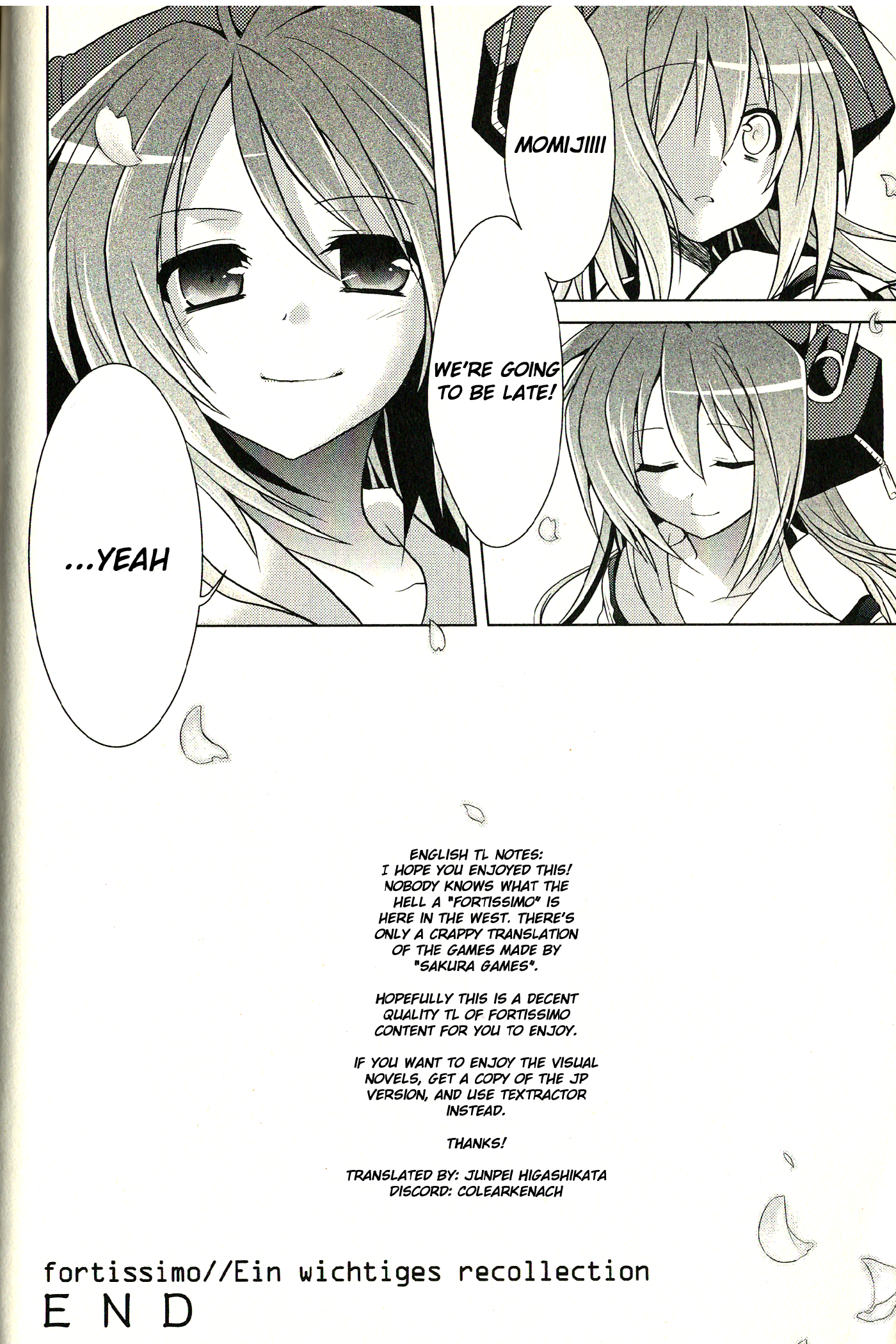 fortissimo//Ein Wichtiges Recollection Sisters 第36页