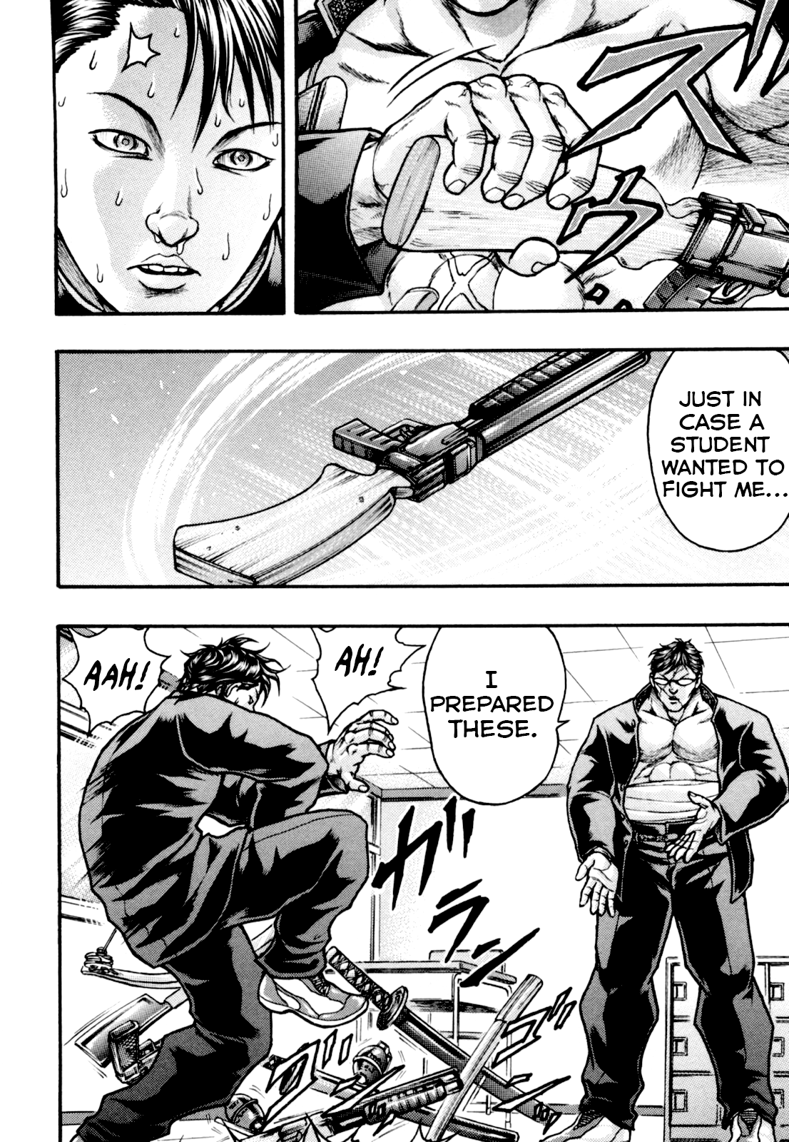 Baki Gaiden: Kizudzura Absolutely Unarmed 第34页