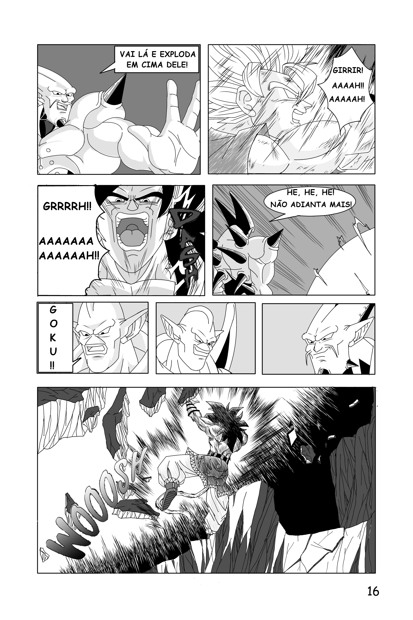 Dragon Ball AF MRW (Doujinshi) Uma nova ameaça ! o árduo treinamento com os dragões ! 第17页