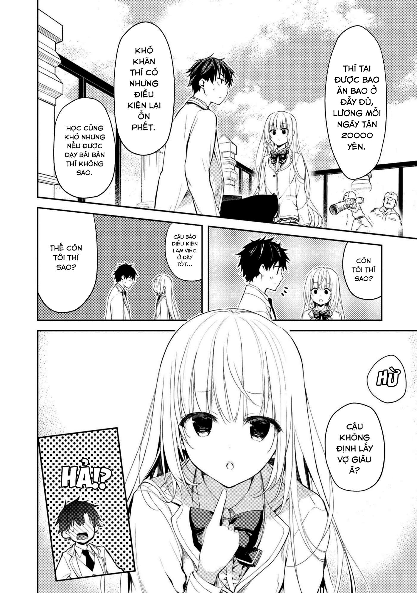 Saijo no Osewa - Takane no Hana-darake na Meimonkou de, Gakuin Ichi no Ojousama (Seikatsu Nouryoku Kaimu) wo Kagenagara Osewa Suru koto ni narimashita Vol. 1 Ch. 4 第9页